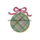 Boule de Noël Tartan #1